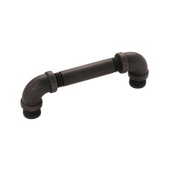 Pipeline Pull 3-3/4 inch Center to Center Vintage Bronze Pipeline Pull 3-3/4 inch Center to Center Vintage Bronze