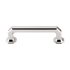 Chareau 3-3/4 Inch Center to Center Polished Nickel Cabinet Pull Chareau 3-3/4 Inch Center to Center Polished Nickel Cabinet Pull