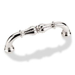 Prestige 3-3/4 Inch Center to Center Polished Nickel Cabinet Pull Prestige 3-3/4 Inch Center to Center Polished Nickel Cabinet Pull