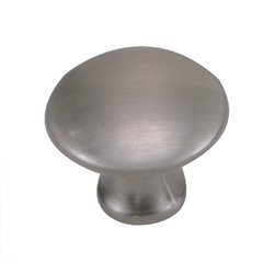 Richmond 1-1/4 Inch Diameter Satin Pewter Cabinet Knob Richmond 1-1/4 Inch Diameter Satin Pewter Cabinet Knob