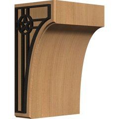 Clarksville 5.25"W x 4"D x 8"H Countertop Bracket - Cherry Clarksville 5.25"W x 4"D x 8"H Countertop Bracket - Cherry