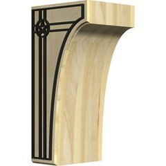 Clarksville 5.25"W x 6"D x 12"H Countertop Bracket - Rubberwood Clarksville 5.25"W x 6"D x 12"H Countertop Bracket - Rubberwood