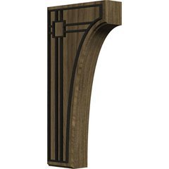 Clarksville 1.75"W x 6"D x 12"H Countertop Bracket - Walnut Clarksville 1.75"W x 6"D x 12"H Countertop Bracket - Walnut
