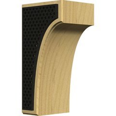 Clarksville 3.5"W x 4"D x 8"H Countertop Bracket - Alder Clarksville 3.5"W x 4"D x 8"H Countertop Bracket - Alder