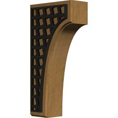 Clarksville 1.75"W x 4"D x 8"H Countertop Bracket - Mahogany Clarksville 1.75"W x 4"D x 8"H Countertop Bracket - Mahogany