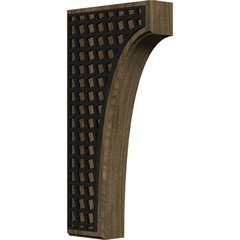 Clarksville 1.75"W x 6"D x 12"H Countertop Bracket - Walnut Clarksville 1.75"W x 6"D x 12"H Countertop Bracket - Walnut