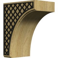 Clarksville 5.25"W x 8"D x 10"H Countertop Bracket - Red Oak Clarksville 5.25"W x 8"D x 10"H Countertop Bracket - Red Oak