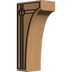 Clarksville 3.5"W x 6"D x 12"H Countertop Bracket - Cherry Clarksville 3.5"W x 6"D x 12"H Countertop Bracket - Cherry