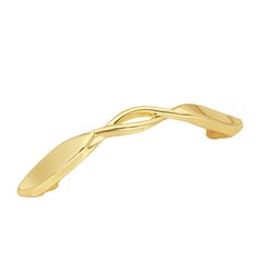Eclipse 3 Inch Center to Center Ultra Brass Cabinet Pull Eclipse 3 Inch Center to Center Ultra Brass Cabinet Pull