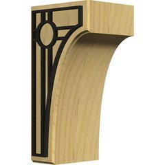 Clarksville 3.5"W x 4"D x 8"H Countertop Bracket - Alder Clarksville 3.5"W x 4"D x 8"H Countertop Bracket - Alder