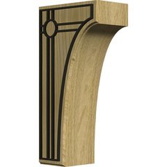 Clarksville 3.5"W x 6"D x 12"H Countertop Bracket - Red Oak Clarksville 3.5"W x 6"D x 12"H Countertop Bracket - Red Oak