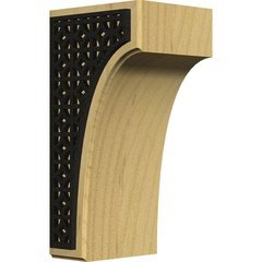 Clarksville 3.5"W x 4"D x 8"H Countertop Bracket - Alder Clarksville 3.5"W x 4"D x 8"H Countertop Bracket - Alder