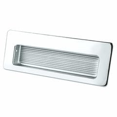 Zurich Polished Recess Pull 4-1/2 Inches in Length Zurich Polished Recess Pull 4-1/2 Inches in Length