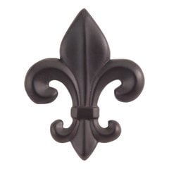 Fleur D'Lis 2-1/4 Inch Diameter Aged Bronze Cabinet Knob Fleur D'Lis 2-1/4 Inch Diameter Aged Bronze Cabinet Knob