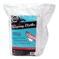 Old School Jersey Rags 18 inch x 18"-4lb Bag White Old School Jersey Rags 18 inch x 18"-4lb Bag White