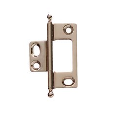 Elite Non-Mortised Butt Hinge 50X37mm - Polished Nickel Elite Non-Mortised Butt Hinge 50X37mm - Polished Nickel