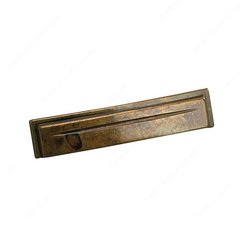 Zen Garden 3-3/4 Inch Center to Center Oxidized Brass Cabinet Cup Pull Zen Garden 3-3/4 Inch Center to Center Oxidized Brass Cabinet Cup Pull