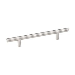 Naples 5-1/16 Inch Center to Center Satin Nickel Cabinet Pull Naples 5-1/16 Inch Center to Center Satin Nickel Cabinet Pull