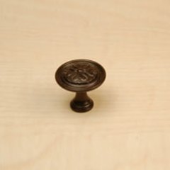 Iris 1-3/16 Inch Diameter Oil Rubbed Bronze Cabinet Knob Iris 1-3/16 Inch Diameter Oil Rubbed Bronze Cabinet Knob