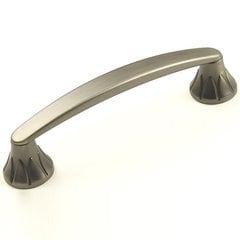 Cali 3-3/4 Inch Center to Center Antique Pewter Cabinet Pull Cali 3-3/4 Inch Center to Center Antique Pewter Cabinet Pull