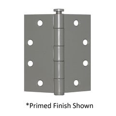 Full Mortise Plain Bearing Hinge 4-1/2" X 4" Satin Chrome Full Mortise Plain Bearing Hinge 4-1/2" X 4" Satin Chrome