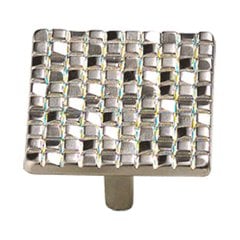 Italian Designs Mosaic 1-7/8 Inch Diameter Satin Nickel Cabinet Knob Italian Designs Mosaic 1-7/8 Inch Diameter Satin Nickel Cabinet Knob
