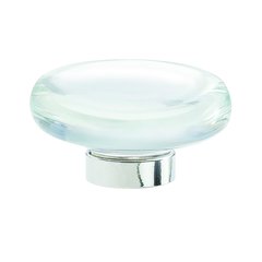Glacio Knob 1-3/4" Dia Clear Crystal/Polished Nickel Glacio Knob 1-3/4" Dia Clear Crystal/Polished Nickel