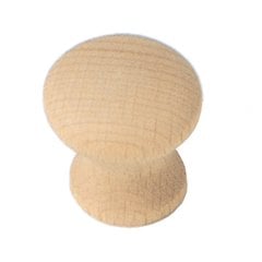 Au Natural 1-1/4 Inch Diameter Wood Cabinet Knob Au Natural 1-1/4 Inch Diameter Wood Cabinet Knob
