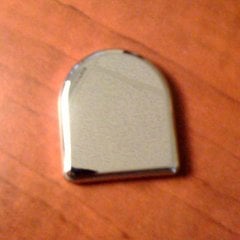Salice Bullet Glass Door Cap-Chrome Finish Salice Bullet Glass Door Cap-Chrome Finish