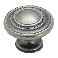 Inspirations 1-3/8 Inch Diameter Weathered Nickel Cabinet Knob Inspirations 1-3/8 Inch Diameter Weathered Nickel Cabinet Knob