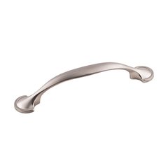 Watervale Pull 3-3/4 inch Center to Center Satin Nickel Watervale Pull 3-3/4 inch Center to Center Satin Nickel