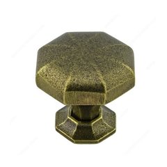 Traditional Cast Iron 1-1/4 Inch Diameter English Bronze Cabinet Knob Traditional Cast Iron 1-1/4 Inch Diameter English Bronze Cabinet Knob