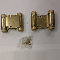 1515 Louvered Door Double Acting Spring Hinge - Satin Brass 1515 Louvered Door Double Acting Spring Hinge - Satin Brass