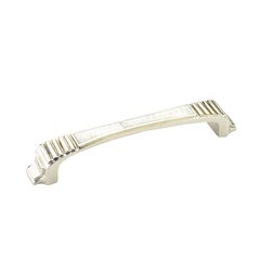 Cadence 5-1/2 Inch Center to Center Mother of Pearl, Polished Nickel Cabinet Pull Cadence 5-1/2 Inch Center to Center Mother of Pearl, Polished Nickel Cabinet Pull