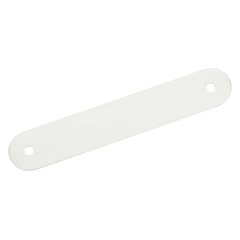 Solid Brass 3-3/4 Inch Center to Center Satin Nickel Back-plate Solid Brass 3-3/4 Inch Center to Center Satin Nickel Back-plate