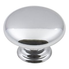 Gatsby Cabinet Knob 1-3/16" Dia Polished Chrome Gatsby Cabinet Knob 1-3/16" Dia Polished Chrome