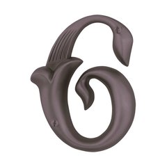 Alhambra House Number Six Aged Bronze Alhambra House Number Six Aged Bronze