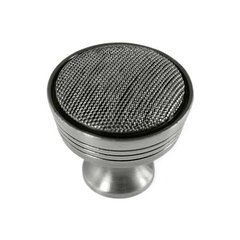 Vanilla 1-1/4 Inch Diameter Satin Antique Nickel Cabinet Knob Vanilla 1-1/4 Inch Diameter Satin Antique Nickel Cabinet Knob