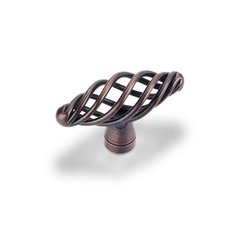 Zurich 2 Inch Diameter Dark Brushed Antique Copper Cabinet Knob Zurich 2 Inch Diameter Dark Brushed Antique Copper Cabinet Knob