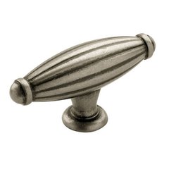 Blythe 2-5/8 Inch Diameter Weathered Nickel Cabinet Knob Blythe 2-5/8 Inch Diameter Weathered Nickel Cabinet Knob