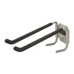 Omni Track Garden Tool Hook Matte Aluminum & Black Omni Track Garden Tool Hook Matte Aluminum & Black