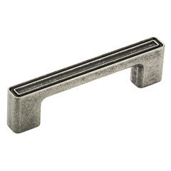 Polara 3-3/4 Inch Center to Center Aged Pewter Cabinet Pull Polara 3-3/4 Inch Center to Center Aged Pewter Cabinet Pull