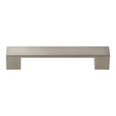 Wide Square Pull 128MM Center to Center Brushed Nickel Wide Square Pull 128MM Center to Center Brushed Nickel