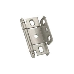 Full Inset Ball Tip Hinge Satin Nickel - Sold Each Full Inset Ball Tip Hinge Satin Nickel - Sold Each