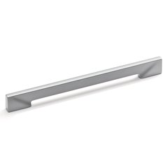 Italian Designs Profile 7-9/16 Inch Center to Center Matte Chrome Cabinet Pull Italian Designs Profile 7-9/16 Inch Center to Center Matte Chrome Cabinet Pull