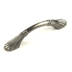 Orchid 3-3/4 Inch Center to Center Brushed Black Nickel Cabinet Pull Orchid 3-3/4 Inch Center to Center Brushed Black Nickel Cabinet Pull
