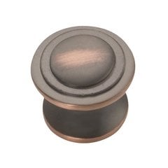 Deco 1-1/16 Inch Diameter Oil Rubbed Bronze Highlighted Cabinet Knob Deco 1-1/16 Inch Diameter Oil Rubbed Bronze Highlighted Cabinet Knob