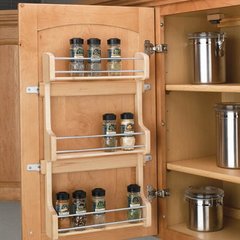 Door Mount Spice Rack 18" - Wood Door Mount Spice Rack 18" - Wood