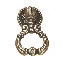Empire 1-1/4 Inch Diameter Burnished Brass Cabinet Ring Pull Empire 1-1/4 Inch Diameter Burnished Brass Cabinet Ring Pull
