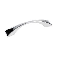 Glendale 3-3/4 Inch Center to Center Polished Chrome Cabinet Pull Glendale 3-3/4 Inch Center to Center Polished Chrome Cabinet Pull